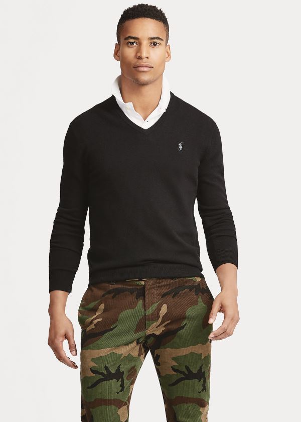 Men's Polo Ralph Lauren Washable Merino Wool Sweater | 274381NLK